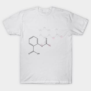 Aspirin Molecule T-Shirt